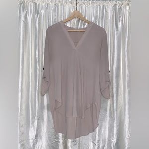 Nordstrom Cuffed Sleeve Blouse Size M